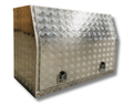 Aluminium Full Side Opening Checker Plate Toolbox - 1700x600x850mm-Aussie 4x4 Pro