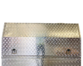 Aluminium Full Side Opening Checker Plate Toolbox - 1700x600x850mm-Aussie 4x4 Pro