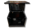 Aluminium Generator Toolbox - Black - 750x500x550mm-Aussie 4x4 Pro