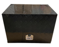 Aluminium Generator Toolbox - Black - 750x500x550mm-Aussie 4x4 Pro