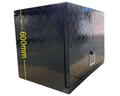Aluminium Generator Toolbox - Black - 750x500x600mm-Aussie 4x4 Pro