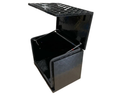 Aluminium Generator Toolbox - Black - 750x500x600mm-Aussie 4x4 Pro