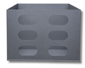 Aluminium Jerry Can Holder - Black - 380x200x340mm-Aussie 4x4 Pro