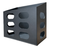 Aluminium Jerry Can Holder - Black - 380x200x340mm-Aussie 4x4 Pro