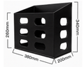 Aluminium Jerry Can Holders - Black - Pair - 380x200x340mm-Aussie 4x4 Pro