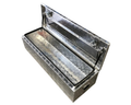 Aluminium Rectangular Checker Plate Toolbox with Top Opening Lid - 1200x400x300mm-Aussie 4x4 Pro