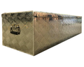 Aluminium Rectangular Checker Plate Toolbox with Top Opening Lid - 1200x400x300mm-Aussie 4x4 Pro