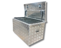 Aluminium Rectangular Toolbox with Top Opening Lid - 1200x400x300mm-Aussie 4x4 Pro