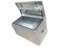 Aluminium Rectangular Toolbox with Top Opening Lid - 1200x400x300mm-Aussie 4x4 Pro