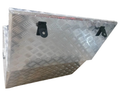 Aluminium Rectangular Toolbox with Top Opening Lid - 1200x400x300mm-Aussie 4x4 Pro
