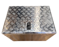 Aluminium Rectangular Toolbox with Top Opening Lid - 700x500x500mm-Aussie 4x4 Pro