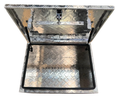 Aluminium Rectangular Toolbox with Top Opening Lid - 700x500x500mm-Aussie 4x4 Pro