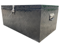 Aluminium Rectangular Toolbox with Top Opening Lid - 800x450x350mm-Aussie 4x4 Pro