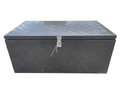Aluminium Rectangular Toolbox with Top Opening Lid - 800x450x350mm-Aussie 4x4 Pro