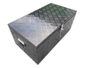 Aluminium Rectangular Toolbox with Top Opening Lid - 800x450x350mm-Aussie 4x4 Pro