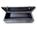 Aluminium Rectangular Toolbox with Top Opening Lid - Black - 1200x400x300mm-Aussie 4x4 Pro