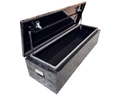Aluminium Rectangular Toolbox with Top Opening Lid - Black - 1200x400x300mm-Aussie 4x4 Pro