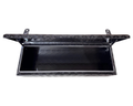 Aluminium Rectangular Toolbox with Top Opening Lid - Black - 1200x400x300mm-Aussie 4x4 Pro