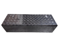 Aluminium Rectangular Toolbox with Top Opening Lid - Black - 1200x400x300mm-Aussie 4x4 Pro