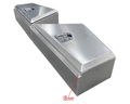 Aluminium Tapered Undertray Toolboxes - Pair - 750x200x440mm-Aussie 4x4 Pro