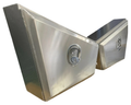 Aluminium Tapered Undertray Toolboxes - Pair - 750x200x440mm-Aussie 4x4 Pro
