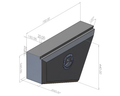 Aluminium Undertray Toolboxes - Black - Pair - 750x200x440mm-Aussie 4x4 Pro
