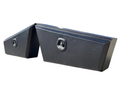 Aluminium Undertray Toolboxes - Black - Pair - 750x200x440mm-Aussie 4x4 Pro
