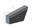 Aluminium Undertray Toolboxes - Black - Pair - 950x200x440mm-Aussie 4x4 Pro