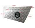 Aluminium Undertray Toolboxes - Pair - 750x230x440mm-Aussie 4x4 Pro