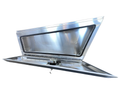 Aluminium Undertray Toolboxes - Pair - Silver - 950x200x440mm-Aussie 4x4 Pro