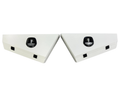 Aluminium Undertray Toolboxes - White - Pair - 850x200x395mm-Aussie 4x4 Pro