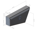 Aluminium Undertray Toolboxes - White - Pair - 950x200x440mm-Aussie 4x4 Pro