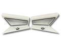 Aluminium Undertray Toolboxes - White - Pair - 950x200x440mm-Aussie 4x4 Pro