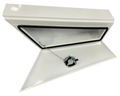 Aluminium Undertray Toolboxes - White - Pair - 950x200x440mm-Aussie 4x4 Pro