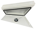 Aluminium Undertray Toolboxes - White - Pair - 950x200x440mm-Aussie 4x4 Pro