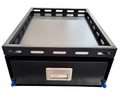 Aluminium Ute / Canopy Slide Out Toolbox Drawer - Black - 750x530x260mm-Aussie 4x4 Pro