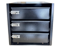 Aluminium Ute Canopy Toolbox Drawer System with 3 Drawers - Black - 470x510x490mm-Aussie 4x4 Pro