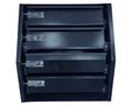 Aluminium Ute / Canopy Toolbox Drawer System with 4 Drawers - Black - 510x510x540mm-Aussie 4x4 Pro