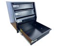 Aluminium Ute / Canopy Toolbox Drawer System with 4 Drawers - Black - 510x510x540mm-Aussie 4x4 Pro