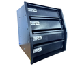 Aluminium Ute / Canopy Toolbox Drawer System with 4 Drawers - Black - 510x510x540mm-Aussie 4x4 Pro