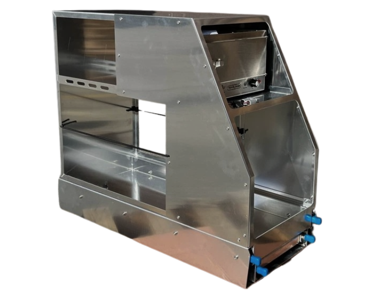 Aluminium Canopy Slide Out Pantry Drawer - 880x370x715mm-Aussie 4x4 Pro