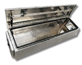 Aluminium Checker Plate Drawbar Toolbox - 1700x400x400mm-Aussie 4x4 Pro