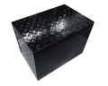 Aluminium Generator Toolbox - Black - 750x500x550mm-Aussie 4x4 Pro