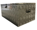 Aluminium Rectangular Toolbox with Top Opening Lid - 800x450x350mm-Aussie 4x4 Pro