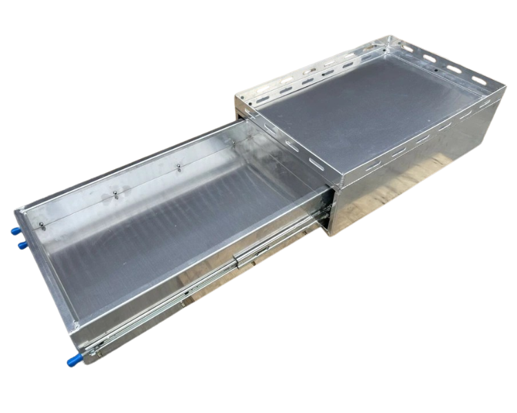 Aluminium Slide Out Drawer with Bench - 530x800x260mm-Aussie 4x4 Pro