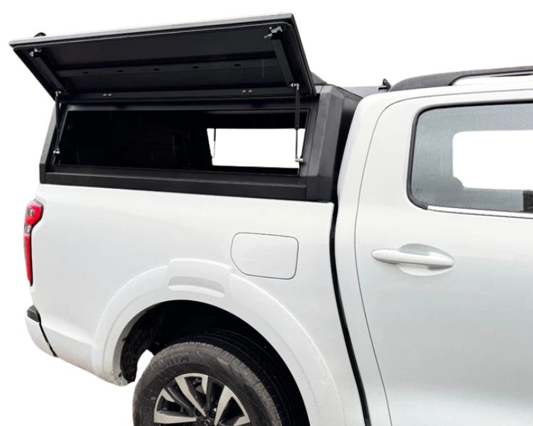 Aluminium Tub Canopy for GWM Cannon / Cannon-L / Cannon-X Dual Cab - Black (2019 Onwards)-Aussie 4x4 Pro