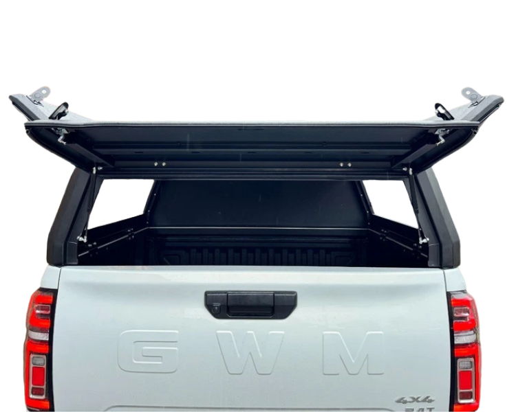 Aluminium Tub Canopy for GWM Cannon / Cannon-L / Cannon-X Dual Cab - Black (2019 Onwards)-Aussie 4x4 Pro
