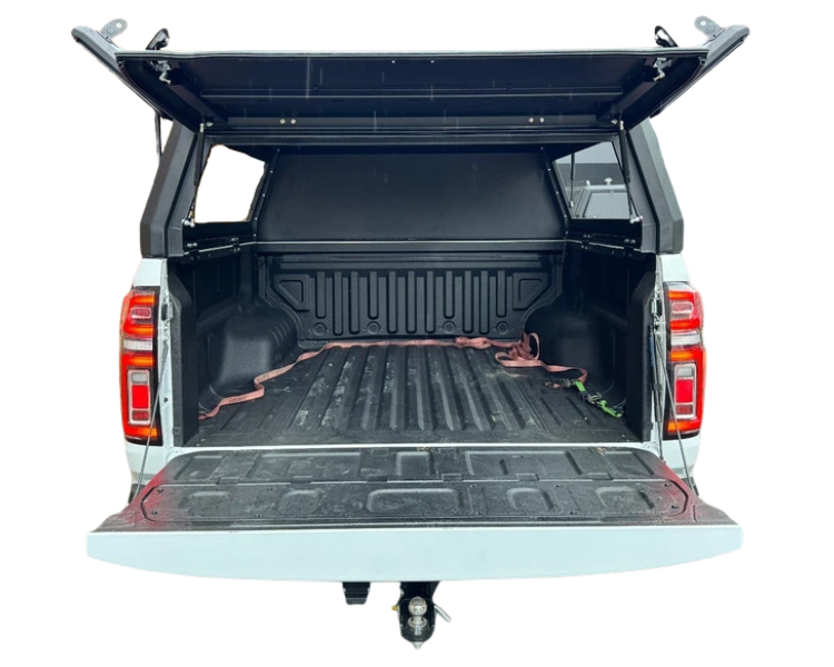 Aluminium Tub Canopy for GWM Cannon / Cannon-L / Cannon-X Dual Cab - Black (2019 Onwards)-Aussie 4x4 Pro