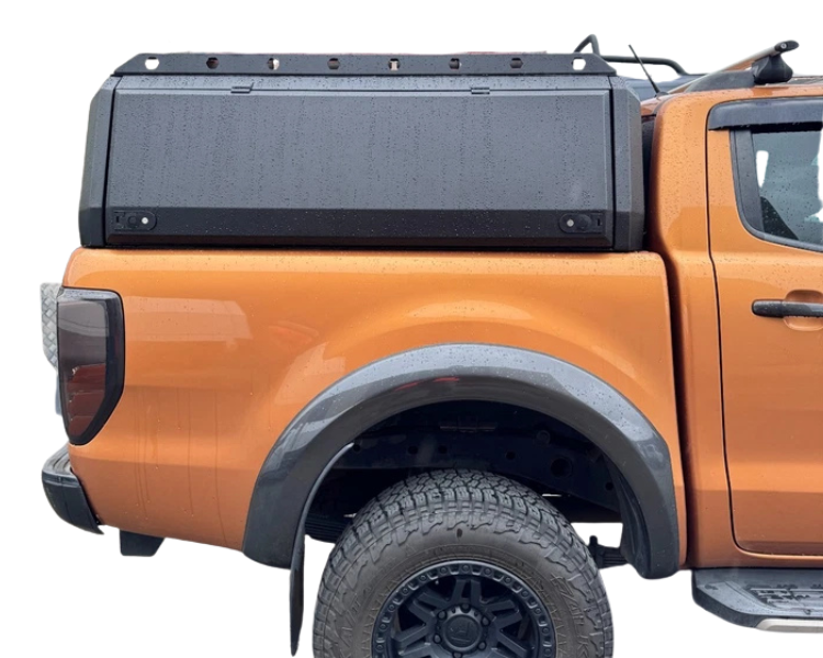 Aluminium Tub Canopy for PX1 / PX2 / PX3 Ford Ranger Dual Cab - Black (2011 - 2022)-Aussie 4x4 Pro
