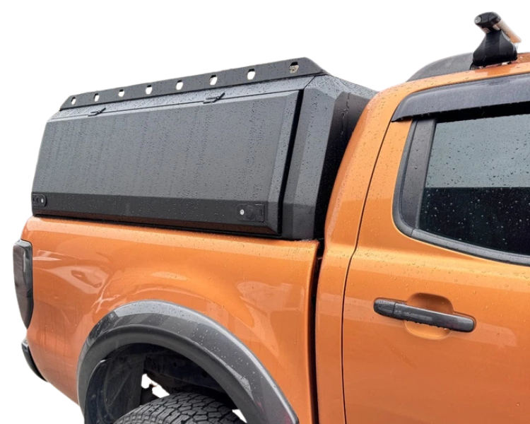 Aluminium Tub Canopy for PX1 / PX2 / PX3 Ford Ranger Dual Cab - Black (2011 - 2022)-Aussie 4x4 Pro